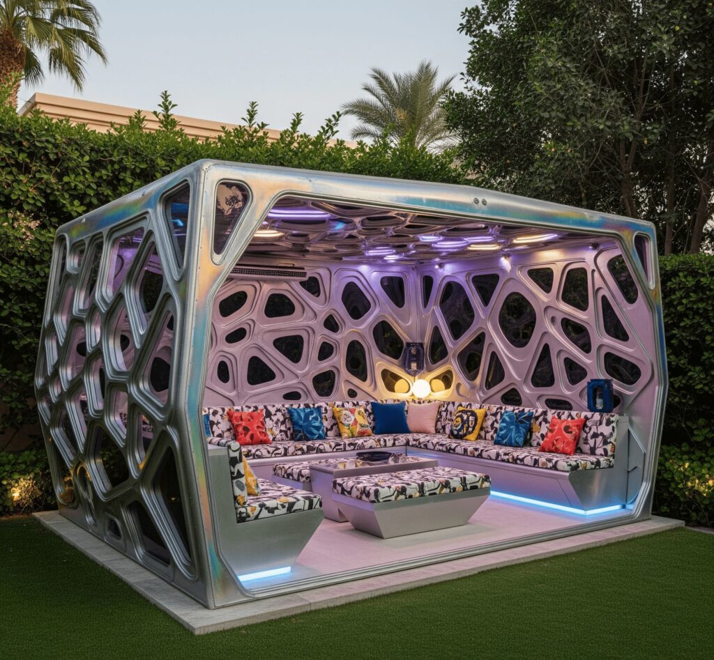 Garden Lounge, Pergolas Dubai, Outdoor Seating shed