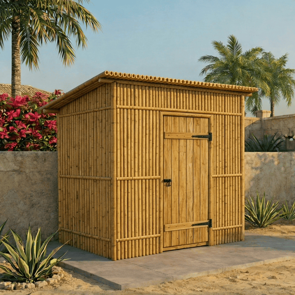 Bamboo Garden Shed Dubai villa Outdoor Storage