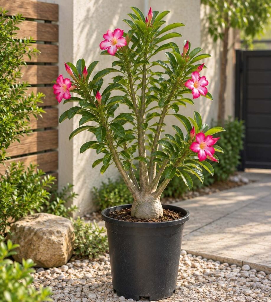 Desert Rose Adenium Obesum 70–80 cm outdoor flowering plant in Dubai